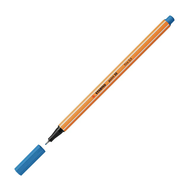 FINELINER STABILO POINT 88 AZUL FLUOR 031