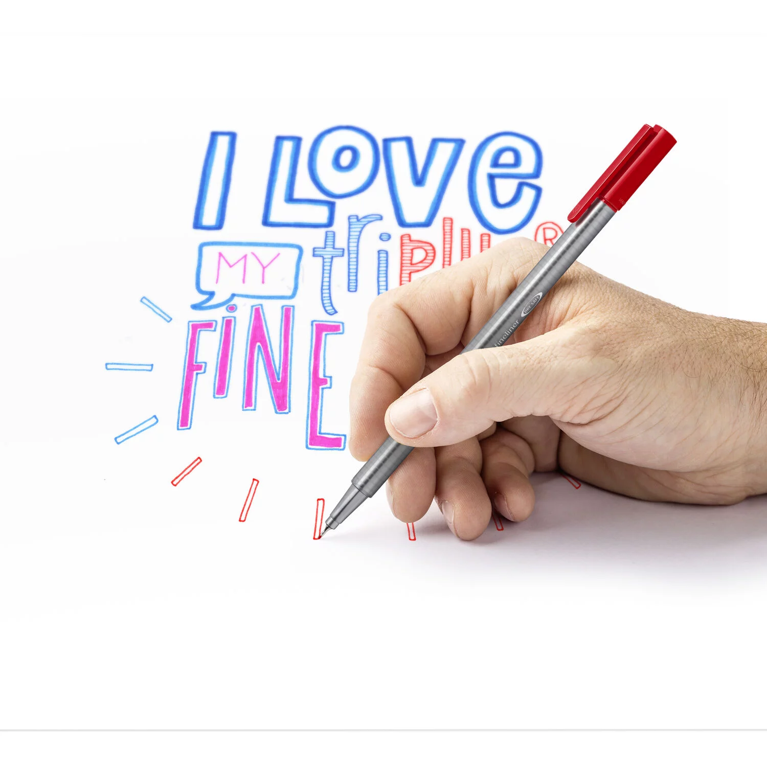 FINELINER STAEDTLER TRIPLUS FIBRA DRY SAFE AZUL 334-3 2