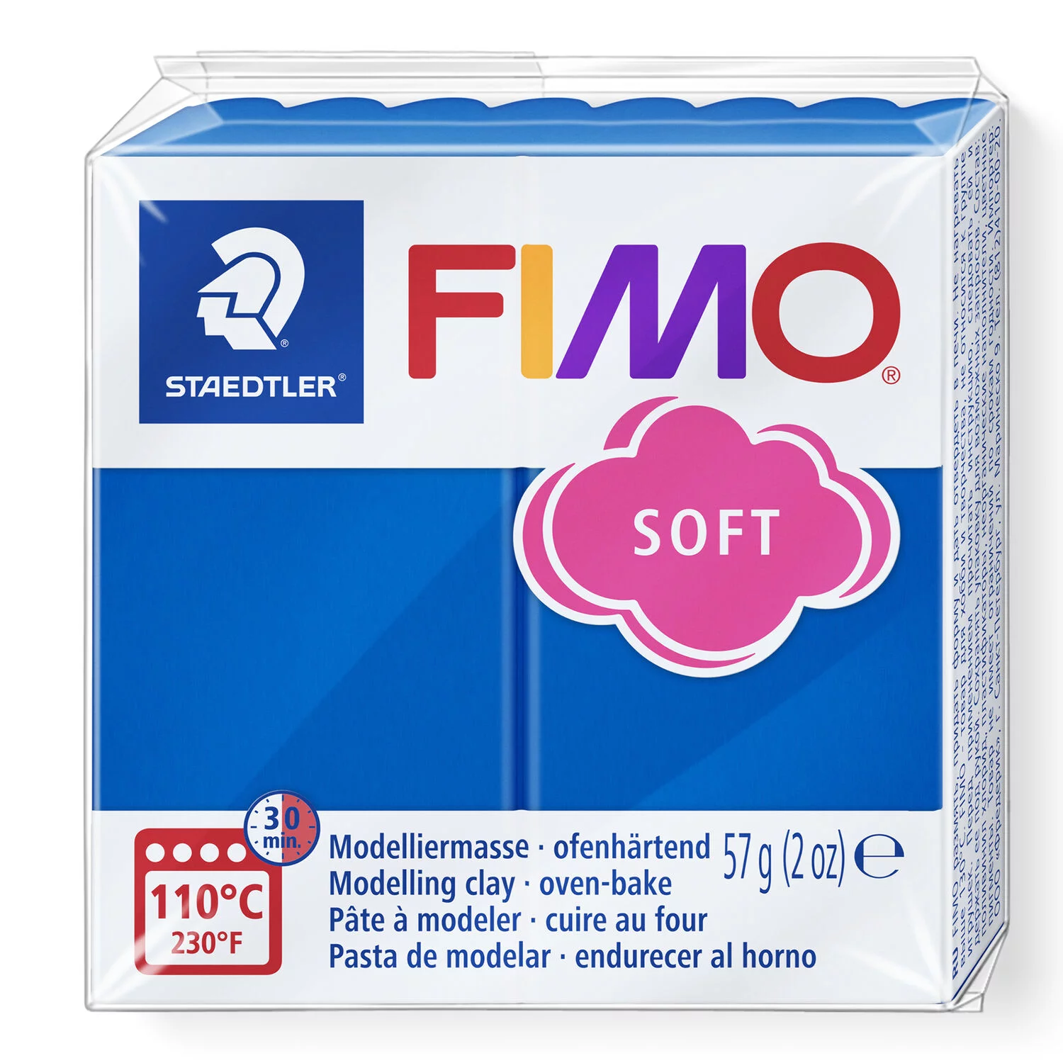 PASTA MODELAR STAEDTLER FIMO SOFT 56GR AZUL QC54662