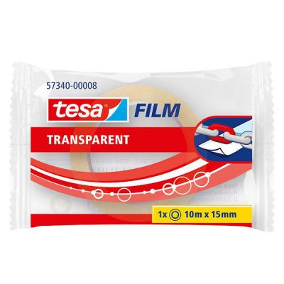 FITA COLA 15MMX10M TRANSPARENTE TESA FILM 57340-00008-00