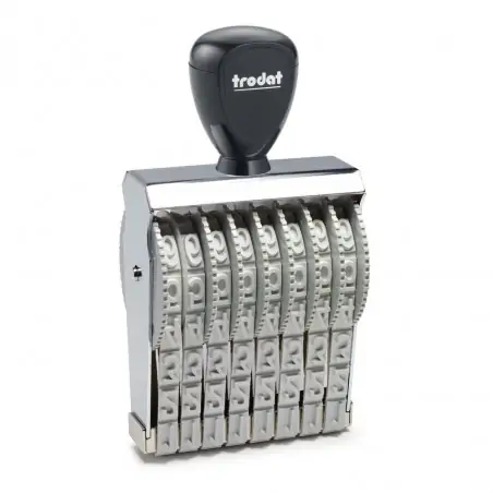 NUMERADOR 08 BANDAS 12MM MANUAL TRODAT 15128 1