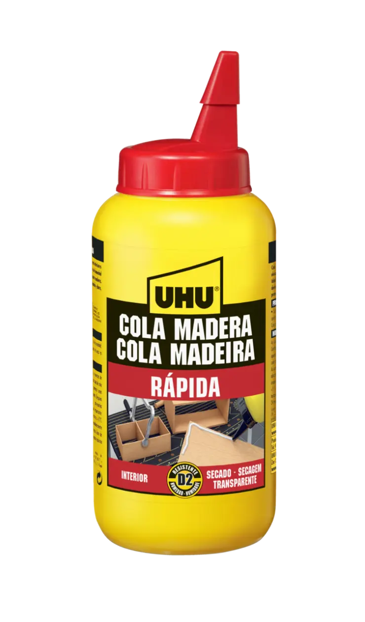 COLA UHU MADEIRA RESISTENTE ÁGUA 750GR 0