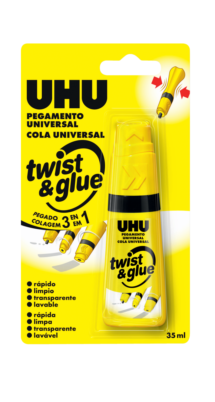 COLA UHU TWIST&GLUE COM SOLVENTES 35ML BLISTER