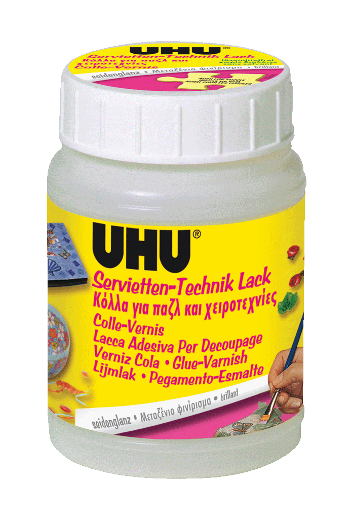 VERNIZ COLA UHU CREATIV DECOUPAGE BRILHO 150ML 47435 0