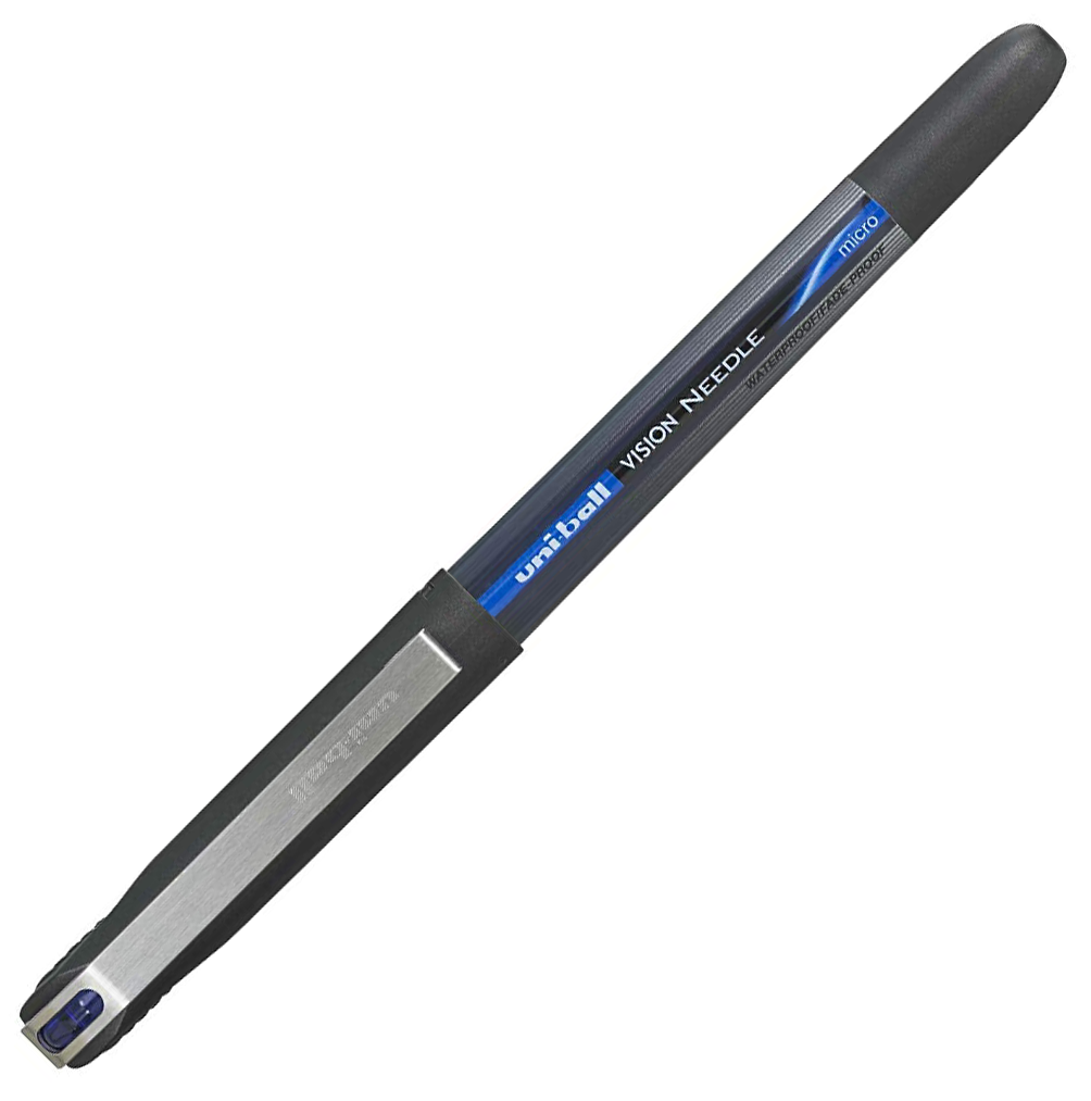 MARCADOR UNI-BALL EYE PONTA AGULHA UB-185 0.5MM/0.4MM AZUL
