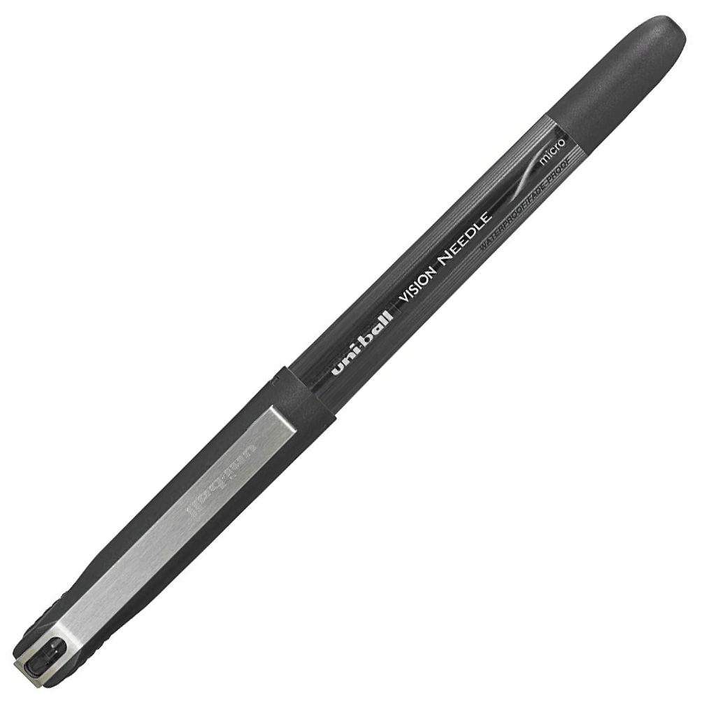 MARCADOR UNI-BALL EYE PONTA AGULHA UB-185 0.5MM/0.4MM PRETO
