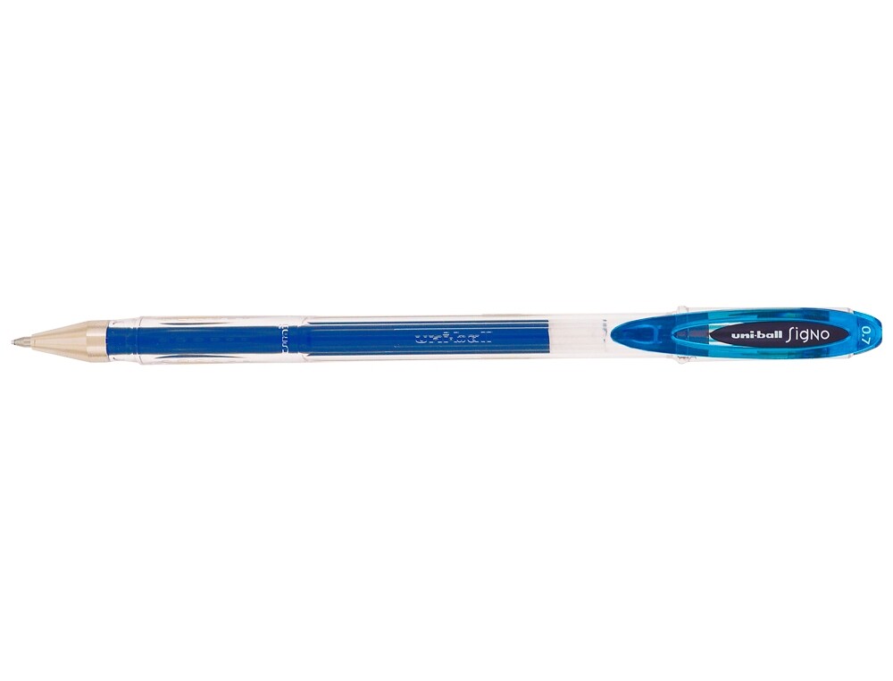 MARCADOR UNI-BALL SIGNO GEL UM-120 0.7MM/0.4MM AZUL CLARO