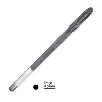 MARCADOR UNI-BALL SIGNO GEL UM-120 0.5MM/0.3MM PRETO