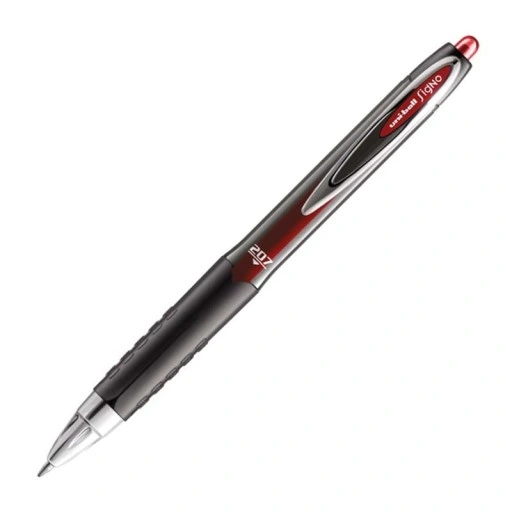 MARCADOR UNI-BALL SIGNO GEL UMN-207 0.7MM/0.4MM VERMELHO