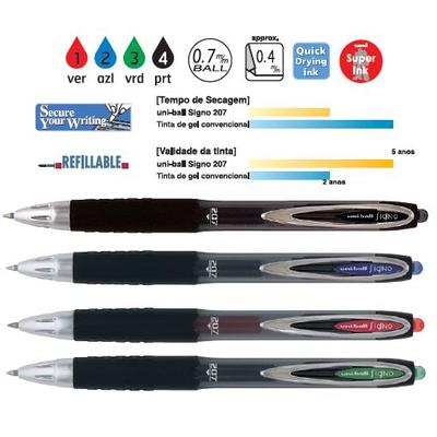MARCADOR UNI-BALL SIGNO GEL UMN-207 0,7MM AZUL 0