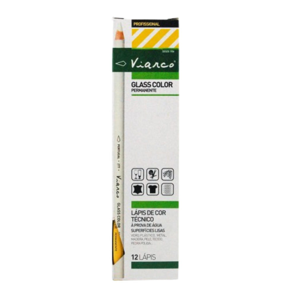 LÁPIS DERMATOGRÁFICO GLASS COLOR VIARCO277 AMARELO