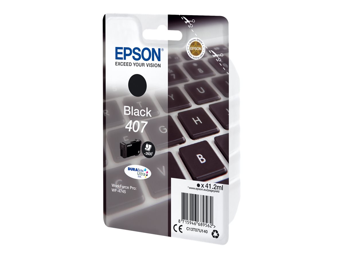 TINTEIRO EPSON 407 L 2.6K PRETO