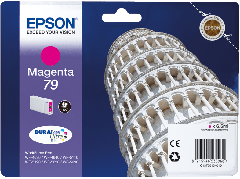TINTEIRO EPSON WF PRO WP4630DWF/4640DTWF/5110DW/5190DW/5620DW MAGENTA 79