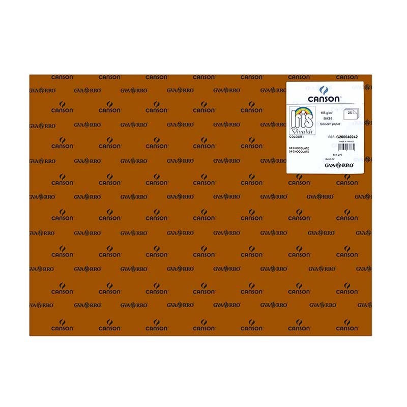 CARTOLINA IRIS 185GR 50X65CM - CHOCOLATE 1