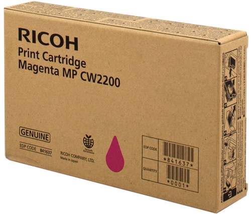 TONER RICOH MULTIFUNÇÕES PLANOS COLOR MP CW2200SP TINTA MAGENTA 841637 0