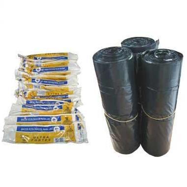 SACO LIXO 150L 90X130 30µ - ROLO C/10 SACOS