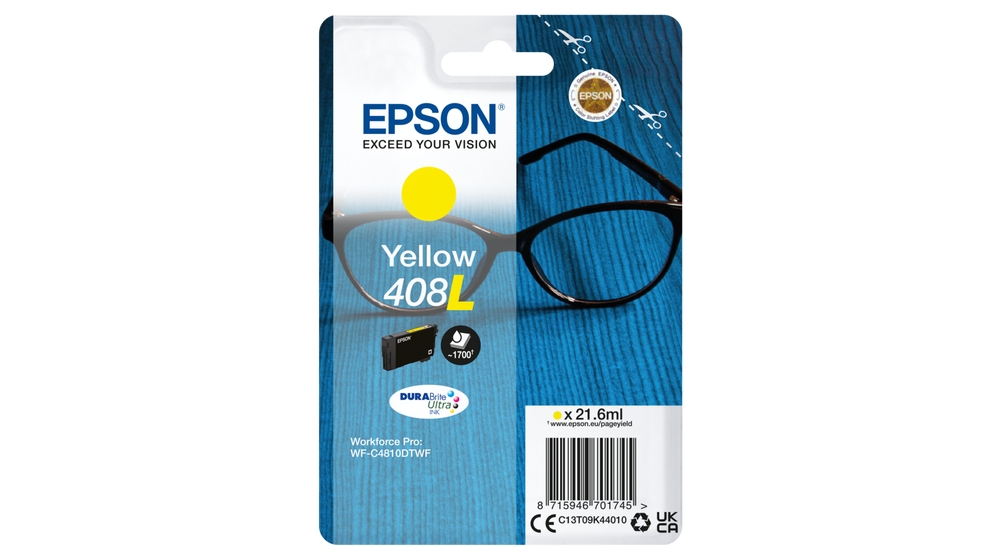 TINTEIRO EPSON DURABRITE ULTRA INK SINGLE PACK 408L AMARELO 0