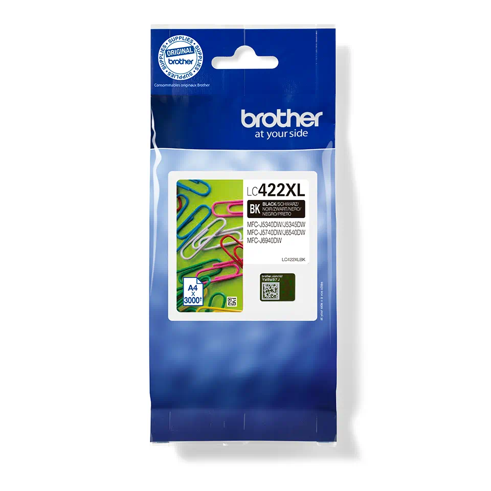 TINTEIRO BROTHER MFC-J5340DW/5345DW/6940DW/5740 3.0K PRETO XL