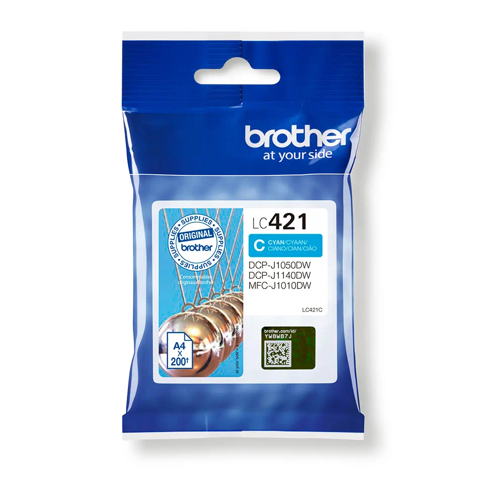 TINTEIRO BROTHER DCP-J1050DW/DCP-J1140DW/MFC-J1010DW 0.2K SIÃO