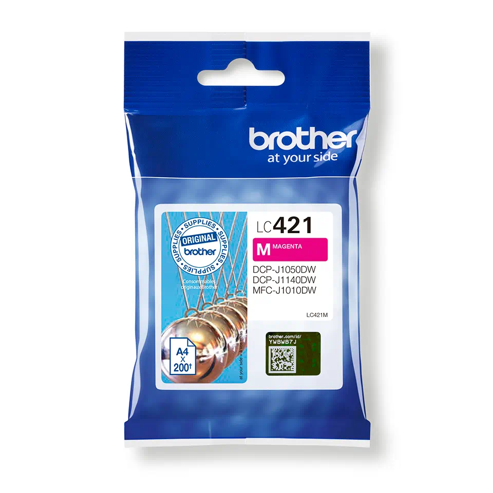 TINTEIRO BROTHER DCP-J1050DW/DCP-J1140DW/MFC-J1010DW 0.2K MAGENTA