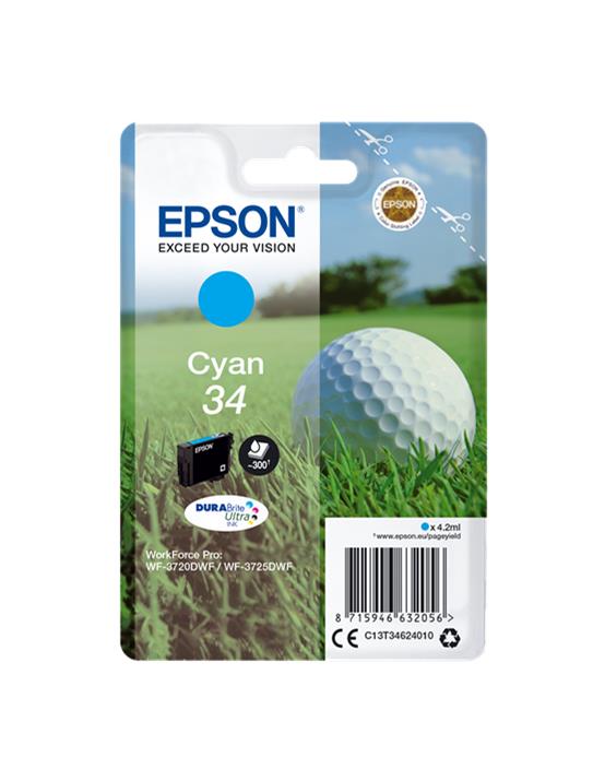 TINTEIRO EPSON WORKFORCE PRO WF3720DWF/WF3725DWF 4.2ML 0.30K SIÃO 34