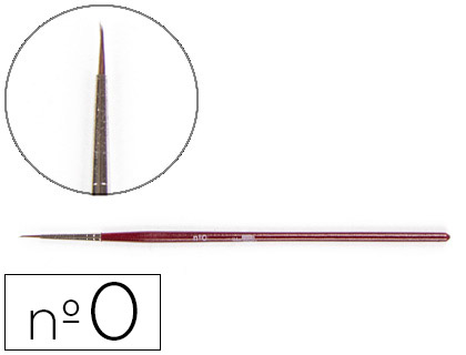 PINCEL PÊLO PÓNEI - N.º0