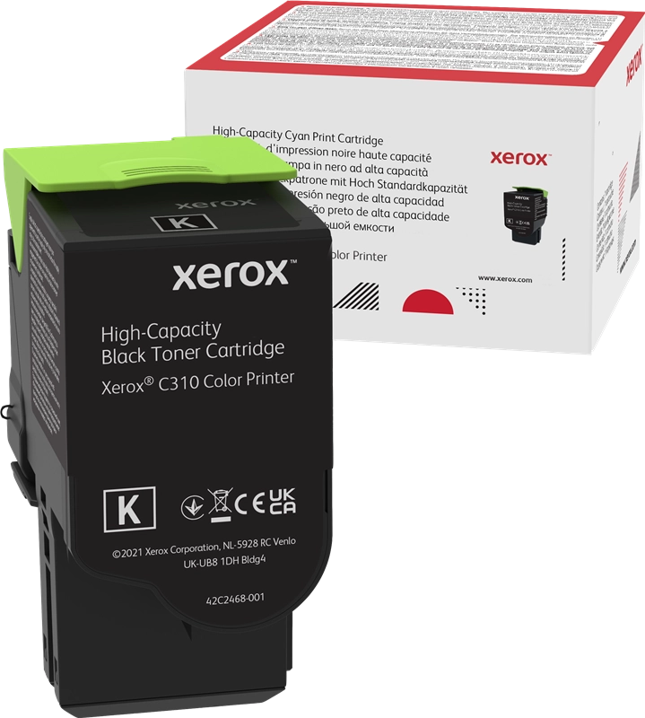 TONER XEROX C310 8.0K PRETO ALTA CAPACIDADE