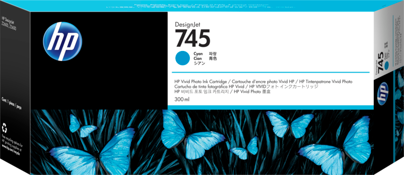 TINTEIRO HP DJ 745 Z2600/Z5600 300ML SIÃO 0