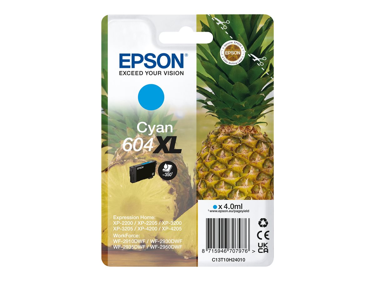 TINTEIRO EPSON XP2200/XP2205/XP3200/XP3205/WF2910 0.35K SIÃO 604XL