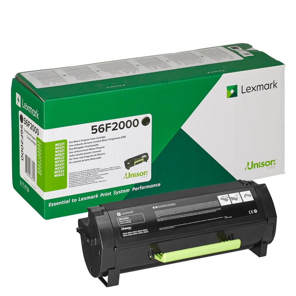 TONER LEXMARK RETURN XM1242/MX321/MX421/MX521/MX522 PRETO