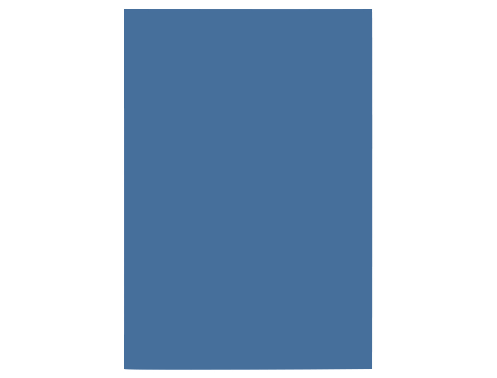 CARTOLINA 180GR A4 PACK C/100 FOLHAS AZU MARINHO 0