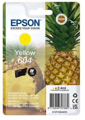 TINTEIRO EPSON EPSON XP-2200/7WF-2910DWF AMARELO 604 0