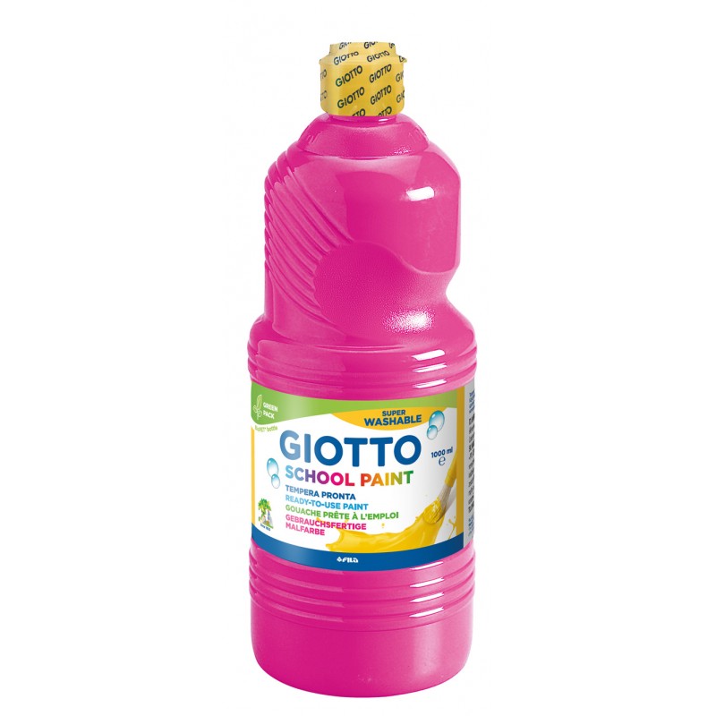 GUACHE GIOTTO PRONTA LAVÁVEL ESCOLAR 1LITRO MAGENTA 535510