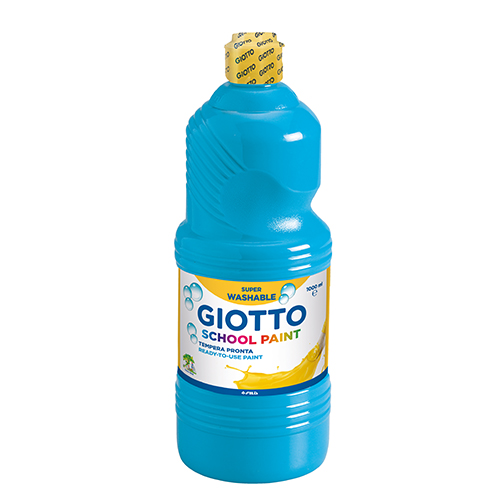 GUACHE GIOTTO PRONTA LAVÁVEL ESCOLAR 1LITRO AZUL SIÃO 535515