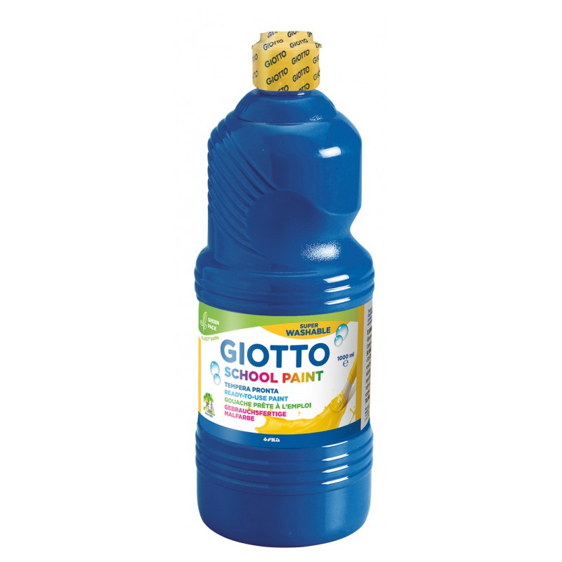 GUACHE GIOTTO PRONTA LAVÁVEL ESCOLAR 1LITRO AZUL ULTRAMAR 535517