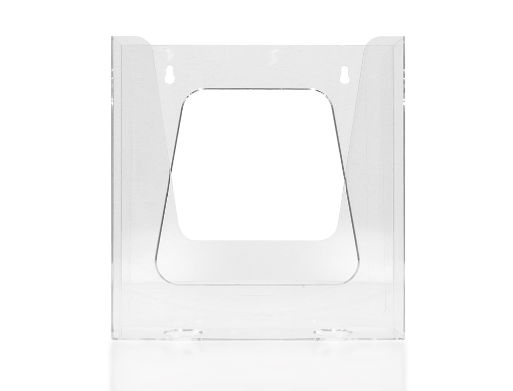 EXPOSITOR DE PAREDE METACRILATO UM COMPARTIMENTO DINA5 TRANSPARENTE 170X41X177MM