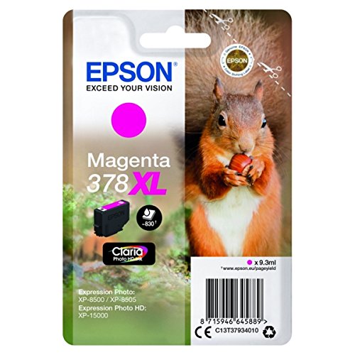 TINTEIRO EPSON EXPRESSION FOTO XP8000/XP8005/XP8500/XP8505 MAGENTA 378XL