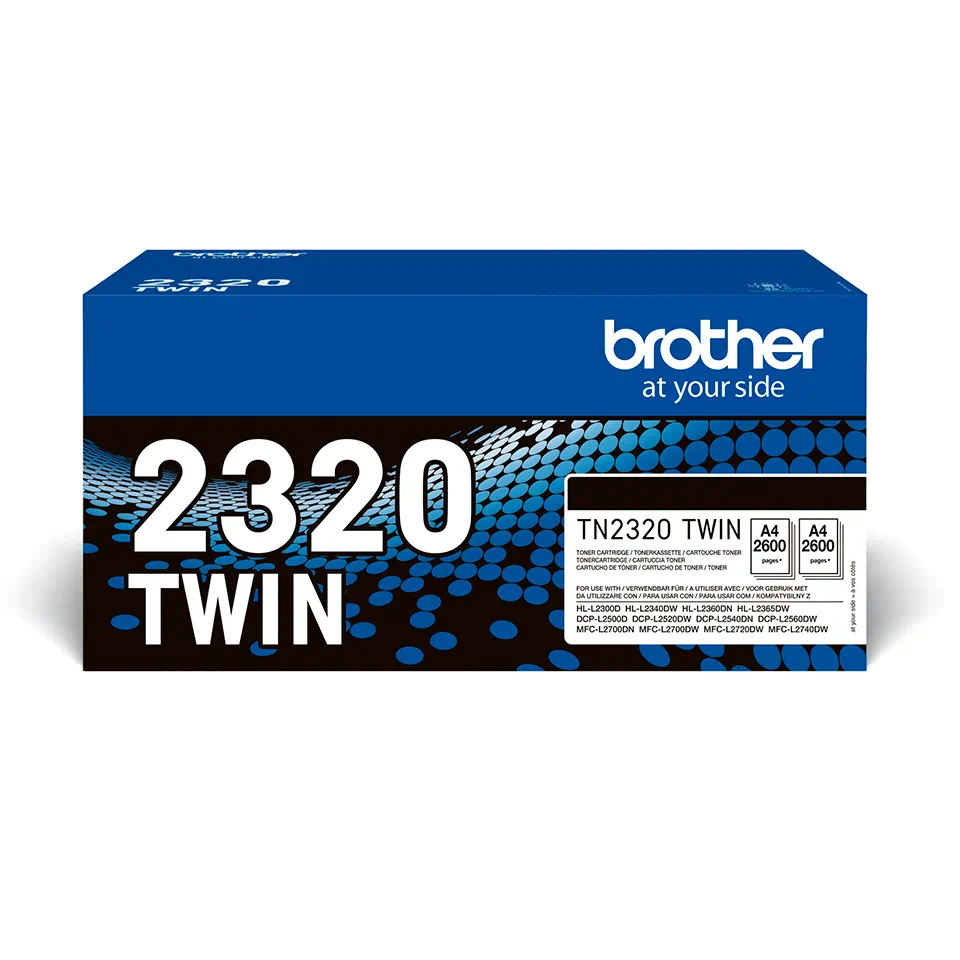 TONER BROTHER HLL2300/L2340/L2360/DCPL2500/L2520/L2540 2.6K PRETO PACK C/2