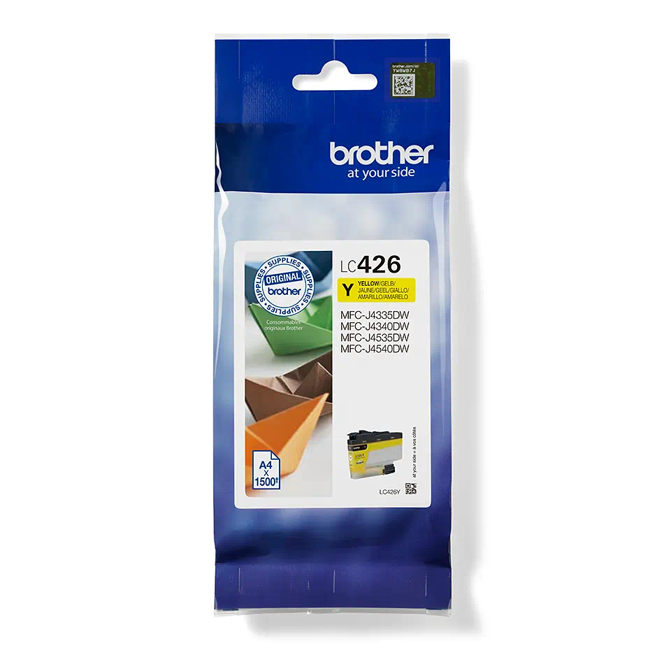 TINTEIRO BROTHER MFCJ4340DW/MFCJ4540DW/MFCJ4540DWXL 1.5K AMARELO