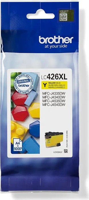 TINTEIRO BROTHER MFCJ4340DW/MFCJ4540DW/MFCJ4540DWXL 5.0K AMARELO XL