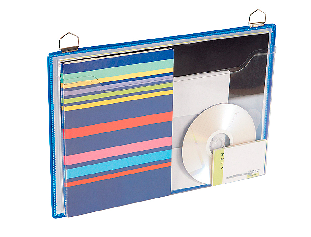 BOLSA PARA PENDURAR TARIFOLD DIN A4 REFORÇADA E COM ASA HORIZONTAL PACK COM 5 0