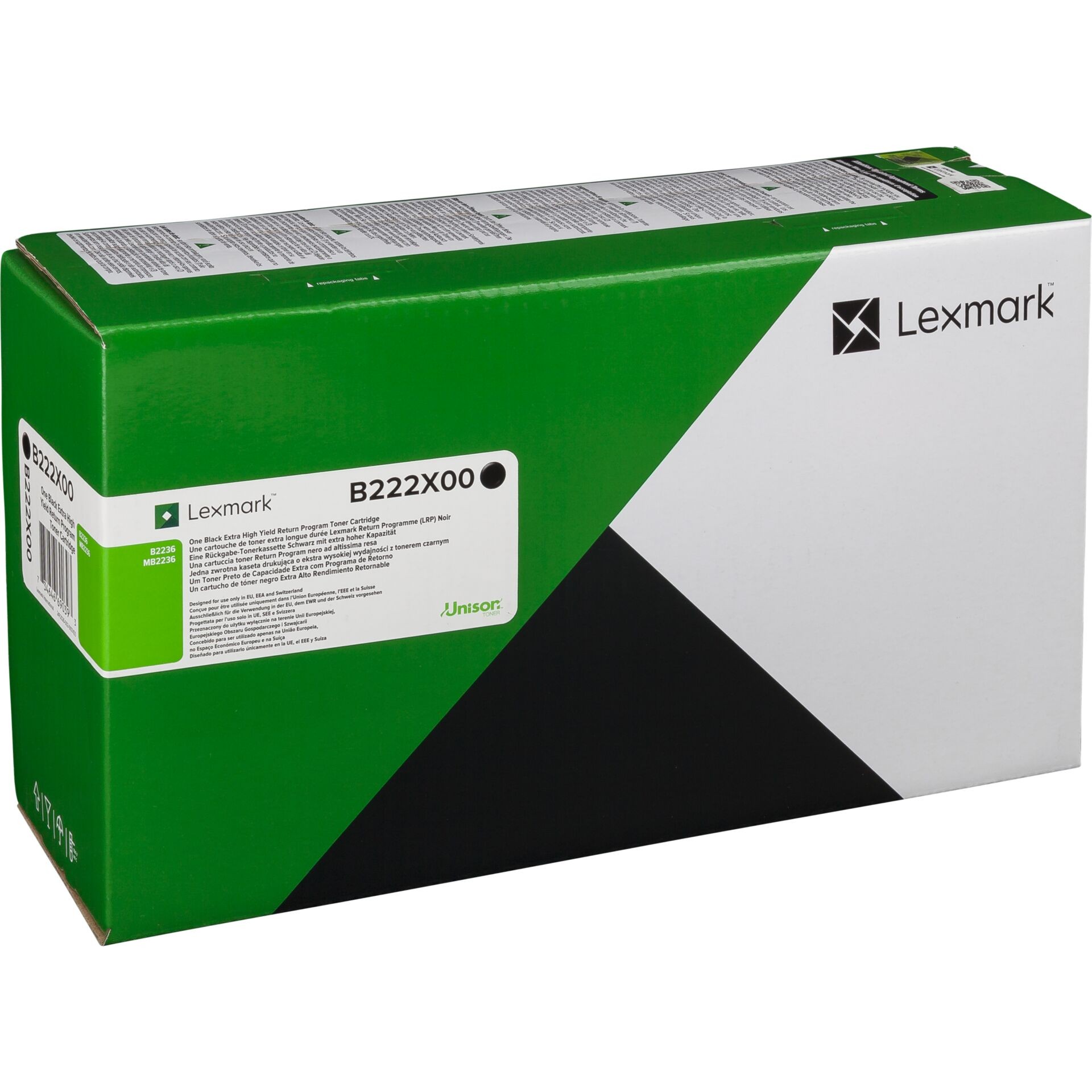 TONER LEXMARK B2236DW/MB2236ADW RETURNABLE 6.0K PRETO