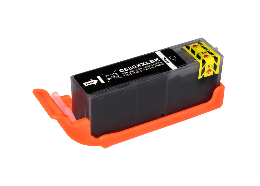 TINTEIRO COMPATIVEL P/CANON PGI580XXLBK PRETO 1970C001/2078C001/2024C001