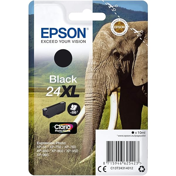 TINTEIRO EPSON EXPRESSION PHOTO XP-750/850 0.5K PRETO 24XL