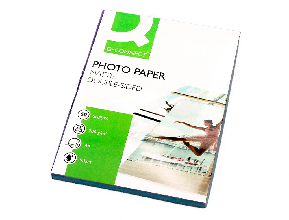 PAPEL FOTO MATE DUPLA FACE DIN A4 220GR INKJET PACK C/ 50FOLHAS 0