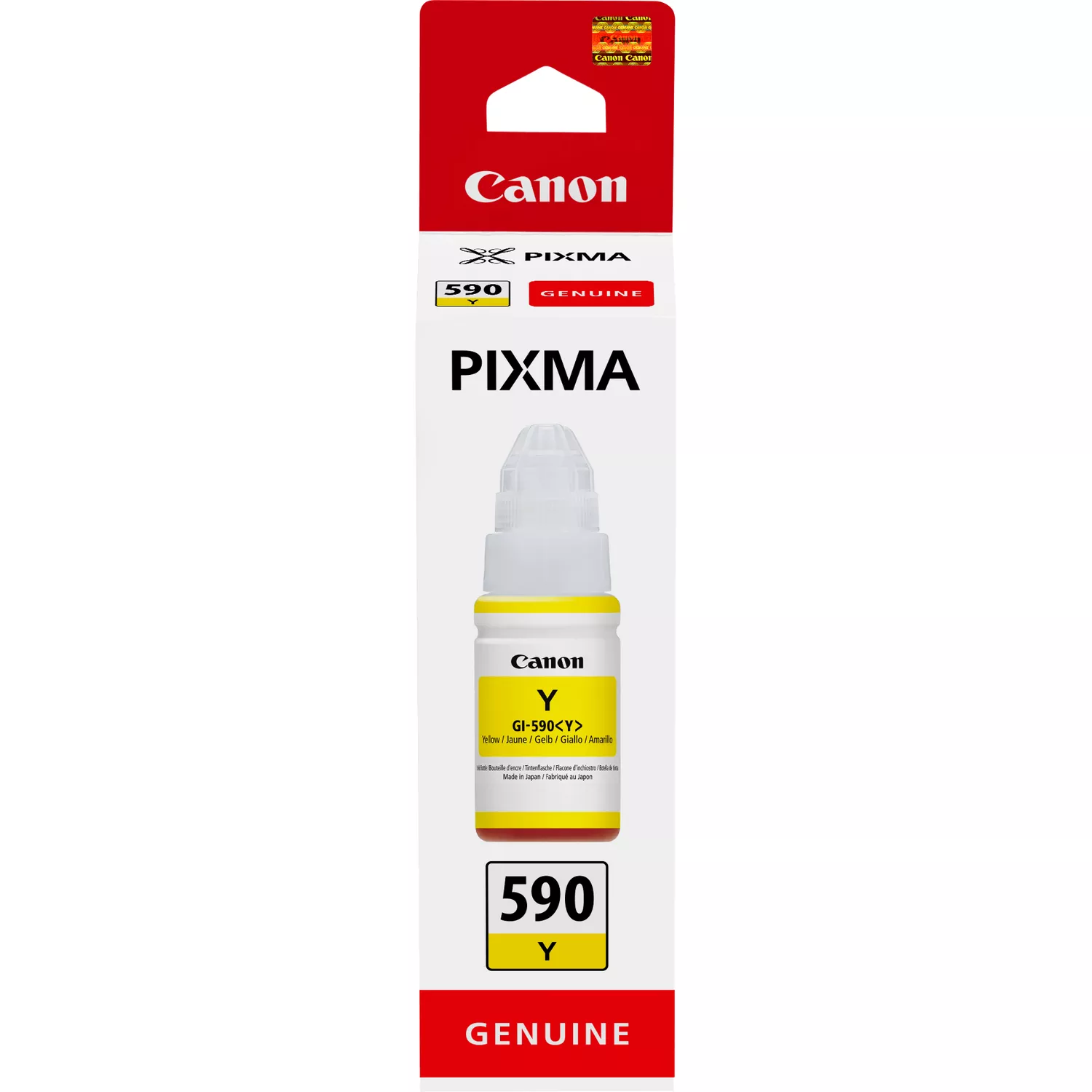 TINTEIRO CANON GI-590Y 70ML AMARELO 1606C001 0