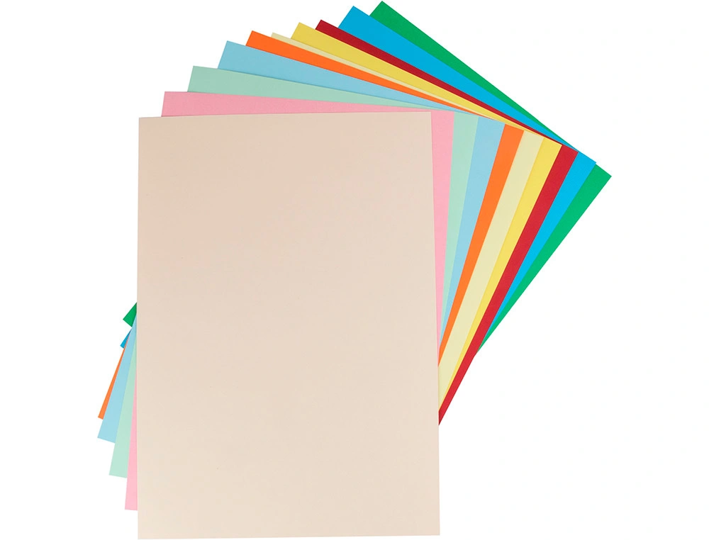 CARTOLINA DIN A3 180GR 10 CORES SORTIDAS PACK DE 100 UNIDADES 0