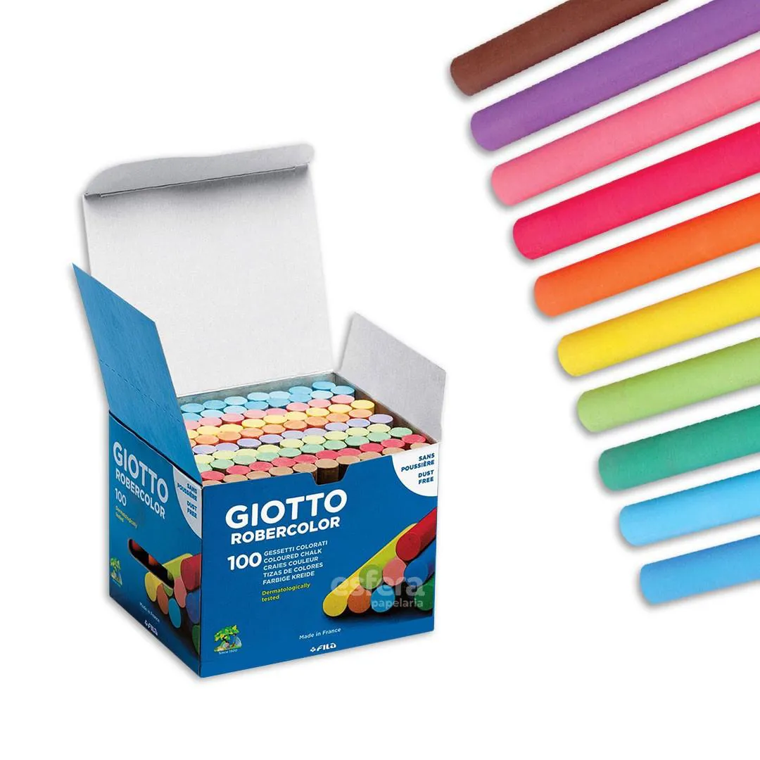 GIZ COR CAIXA C/100 PAUS ROBERCOLOR 539000 1