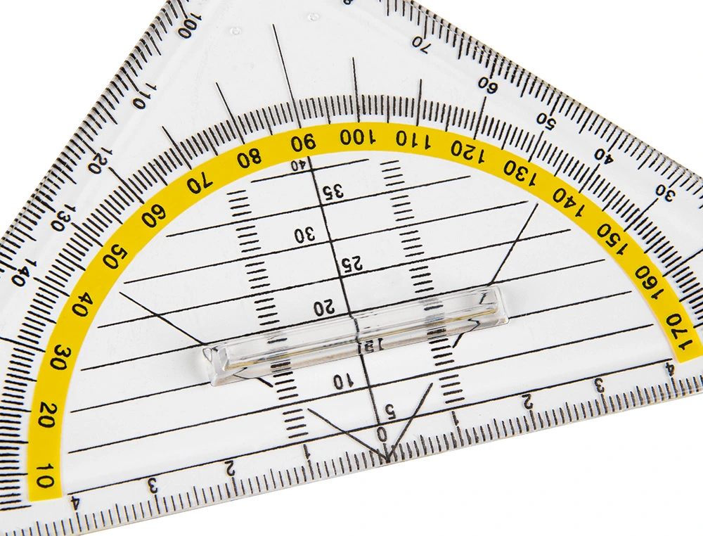 ARISTO GEOMETRIA 16CM PLÁSTICO CRISTAL COM PEGA FIXA 0