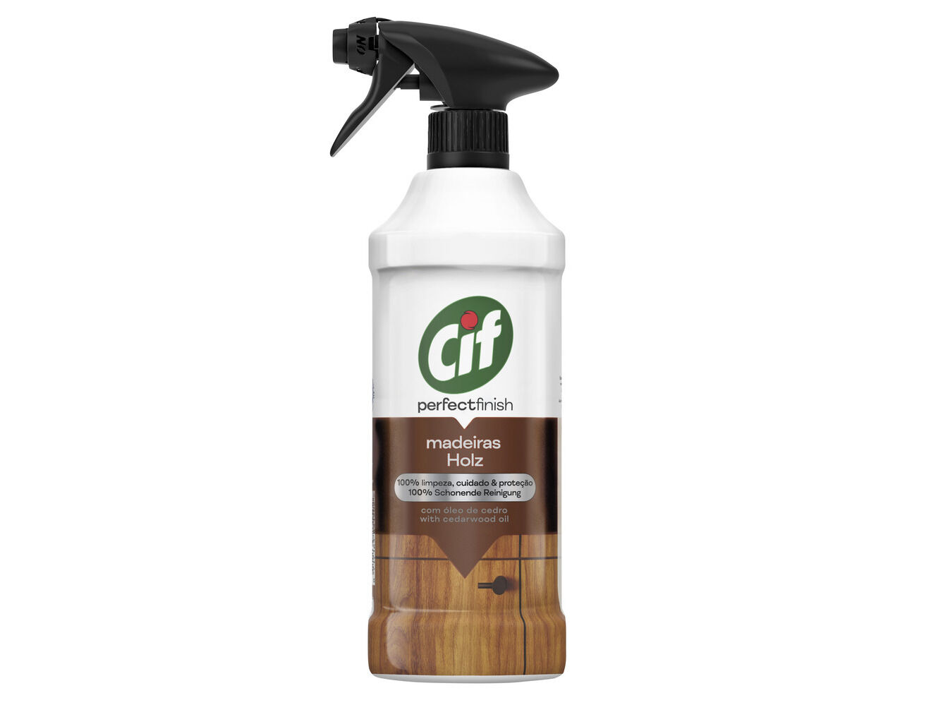 LIMPA MADEIRAS SPRAY CIF PERFECT FINISH COM PISTOLA 435ML